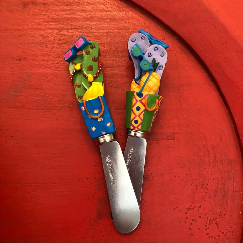NEW! 4 Ambiance Collections 🩴 Flip Flops 🩴 Spreaders Set (for dips & spreads)